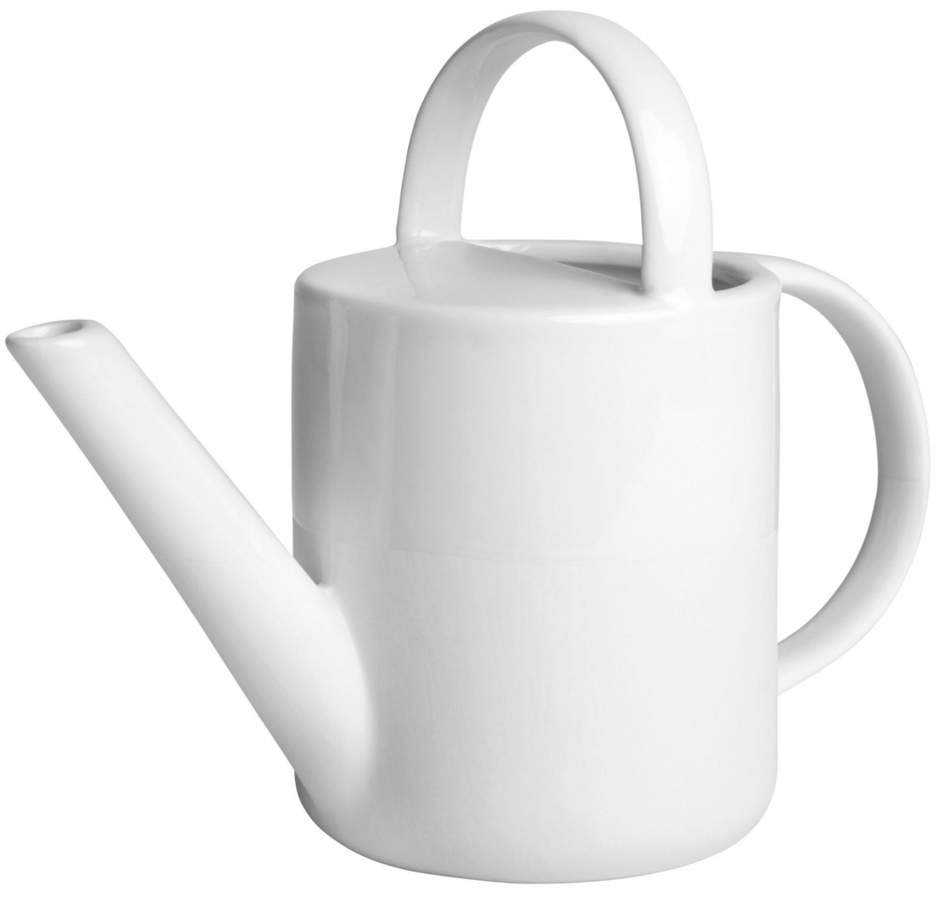 Weiße Living Mini Porzellankännchen von Räder, ideal als Dekoration oder kleine Gießkanne.
